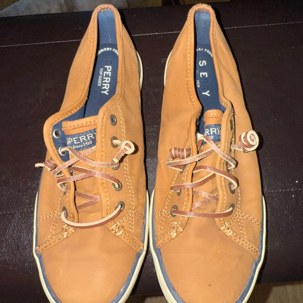 Sperry Women's Brown Leather Boat Shoes
